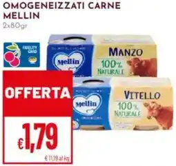 Pan Omogeneizzati carne MELLIN offerta