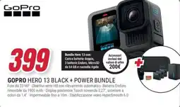 Trony Gopro hero 13 black + power bundle offerta