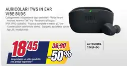 Trony Jbl auricolari tws in ear vibe buds offerta