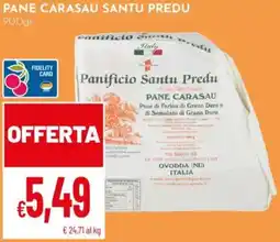 Pan Pane carasau santu predu offerta