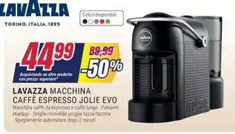 Lavazza macchina caffè espresso jolie evo