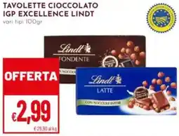 Pan Tavolette cioccolato igp excellence LINDT offerta