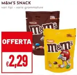 Pan M&m's snack offerta