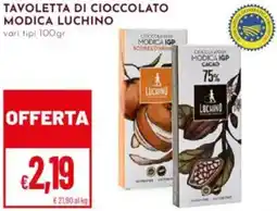 Pan Tavoletta di cioccolato modica LUCHINO offerta