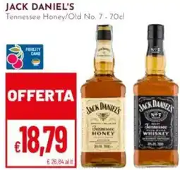 Pan JACK DANIEL'S Tennessee Honey/Old No. 7 offerta