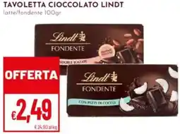 Pan Tavoletta cioccolato LINDT offerta