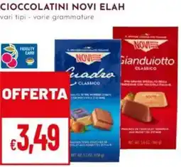 Pan Cioccolatini novi elah offerta