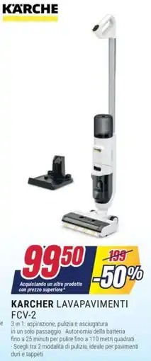 Trony KARCHER LAVAPAVIMENTI FCV-2 offerta