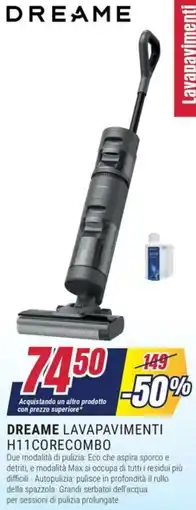 Trony DREAME LAVAPAVIMENTI H11CORECOMBO offerta