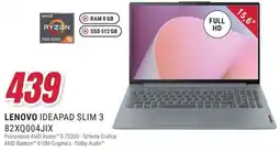 Trony LENOVO IDEAPAD SLIM 3 82XQ004JIX offerta