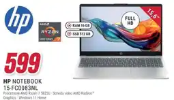 Trony HP NOTEBOOK 15-FC0083NL offerta