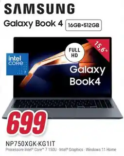 Trony SAMSUNG Galaxy Book 4 NP750XGK-KG1IT offerta