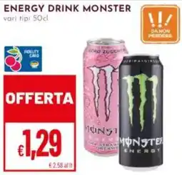 Pan Energy drink MONSTER offerta