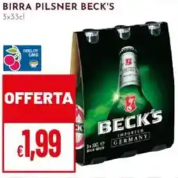 Pan Birra pilsner BECK'S offerta