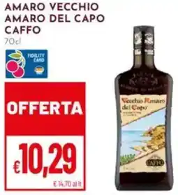 Pan Amaro vecchio amaro del capo CAFFO offerta