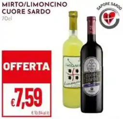 Pan Mirto/limoncino CUORE SARDO offerta