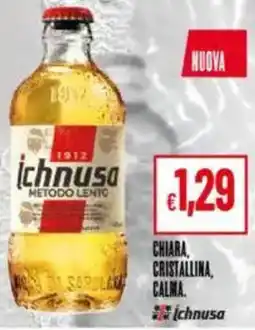 Pan Ichnusa chiara, cristallina, calma offerta