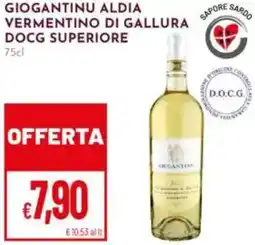 Pan Giogantinu aldia vermentino di gallura docg superiore offerta