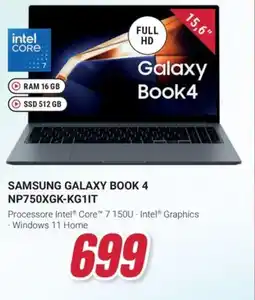 Trony SAMSUNG GALAXY BOOK 4 NP750XGK-KG1IT offerta