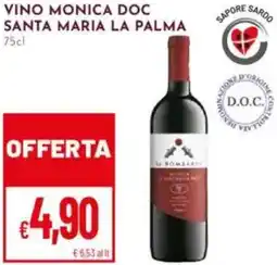Pan Vino monica doc santa maria la palma offerta