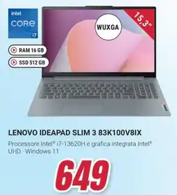 Trony LENOVO IDEAPAD SLIM 3 83K100V8IX offerta