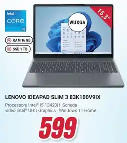 Trony LENOVO IDEAPAD SLIM 3 83K100V9IX offerta