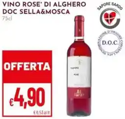 Pan Vino rose' di alghero doc sella&mosca offerta