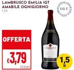 Pan Lambrusco emilia igt amabile ognigiorno offerta