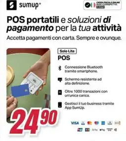 Trony Sumup pos portatili offerta
