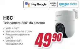 Trony H8C Telecamera 360° da esterno offerta
