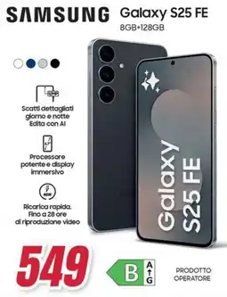Trony SAMSUNG Galaxy S25 FE offerta
