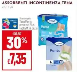 Pan Assorbenti incontinenza TENA offerta