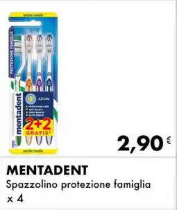 Iper Tosano MENTADENT Spazzolino protezione famiglia offerta