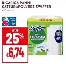 Pan Ricarica panni catturapolvere SWIFFER offerta
