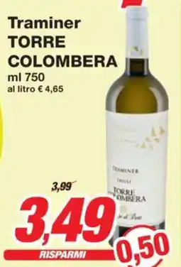 Prix Quality Traminer TORRE COLOMBERA offerta