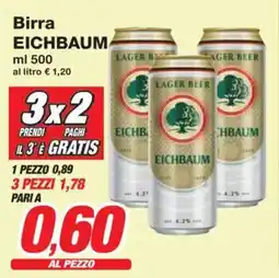 Prix Quality Birra EICHBAUM offerta