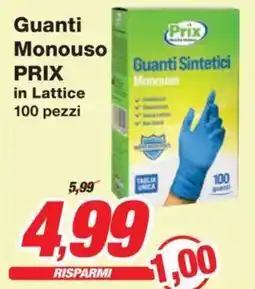 Prix Quality Guanti Monouso PRIX offerta