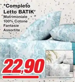 Prix Quality Completo Letto BATIK offerta