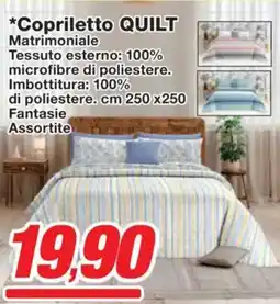 Prix Quality Copriletto QUILT offerta