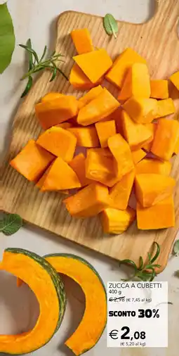 Esselunga Zucca a cubetti offerta