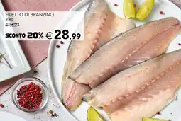 Esselunga Filetto di branzino offerta