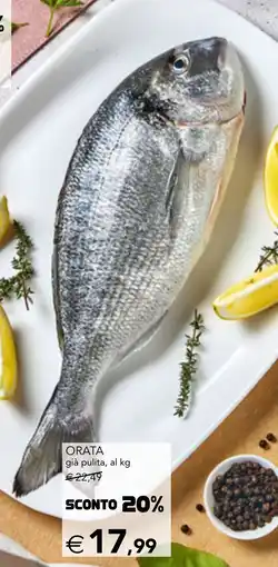Esselunga Orata già pulita offerta