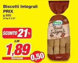 Prix Quality Biscotti Integrali PRIX offerta