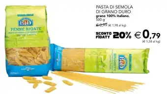 Esselunga bio pasta di semola di grano duro