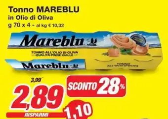 Prix Quality Tonno MAREBLU in Olio di Oliva offerta