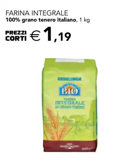 Esselunga Esselunga bio farina integrale 100% grano tenero italiano offerta