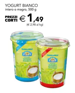 Esselunga Esselunga bio yogurt bianco intero o magro offerta