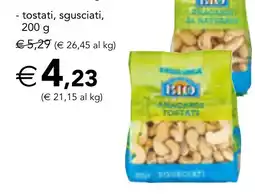 Esselunga Esselunga bio anacardi tostati, sgusciati offerta