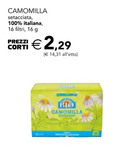 Esselunga Esselunga bio camomilla setacciata offerta