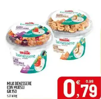 Ard Discount Milk benessere con muesli offerta